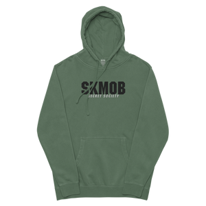 Open image in slideshow, Secret Society SKMOB Embroidered pigment-dyed hoodie
